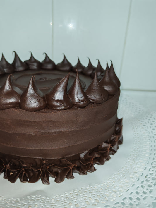 Torta hoja manjar chocolate